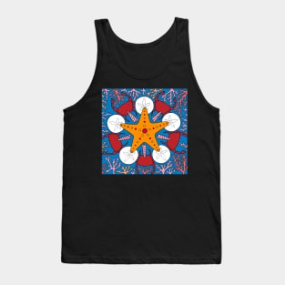 Starfish and Coral Tank Top